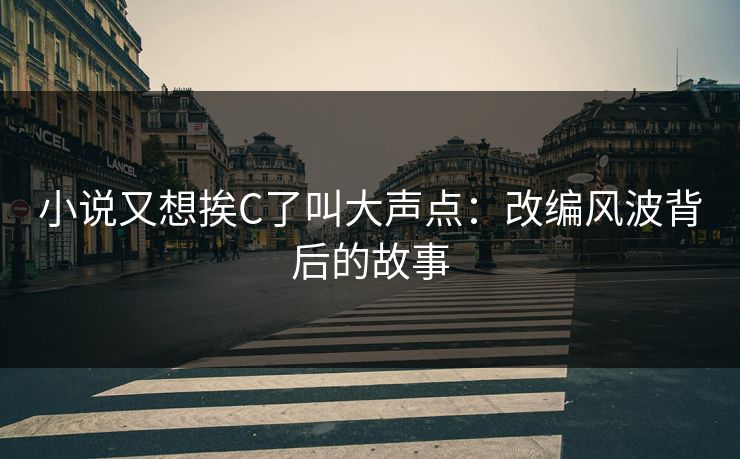 小说又想挨C了叫大声点：改编风波背后的故事